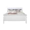 Global Furniture Usa Traditional Glam Crisp White W/ LED Charlie White Queen Bed Group With Led 2784 - alternate 7